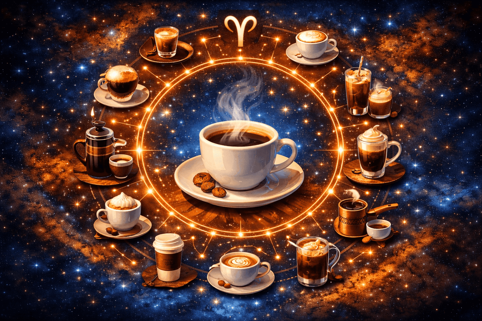 Zodiac signs and coffee orders