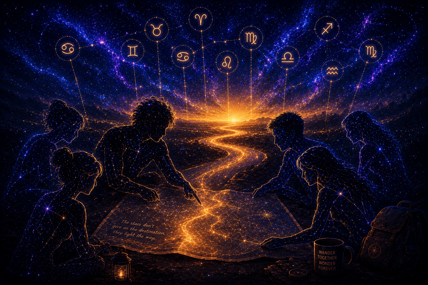 How each sign behaves on a group trip