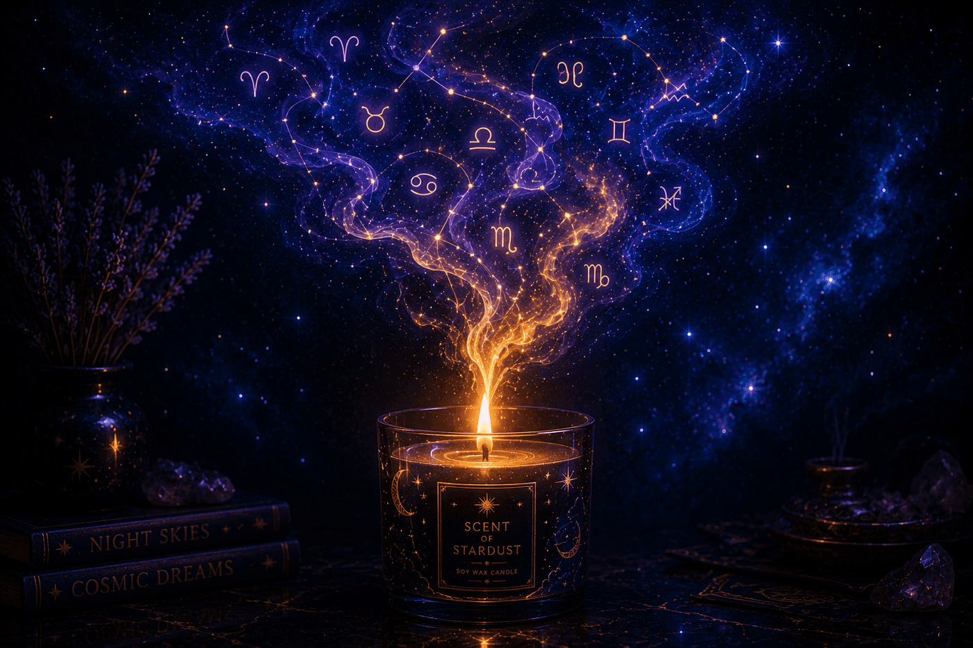 Your zodiac sign as a candle scent
