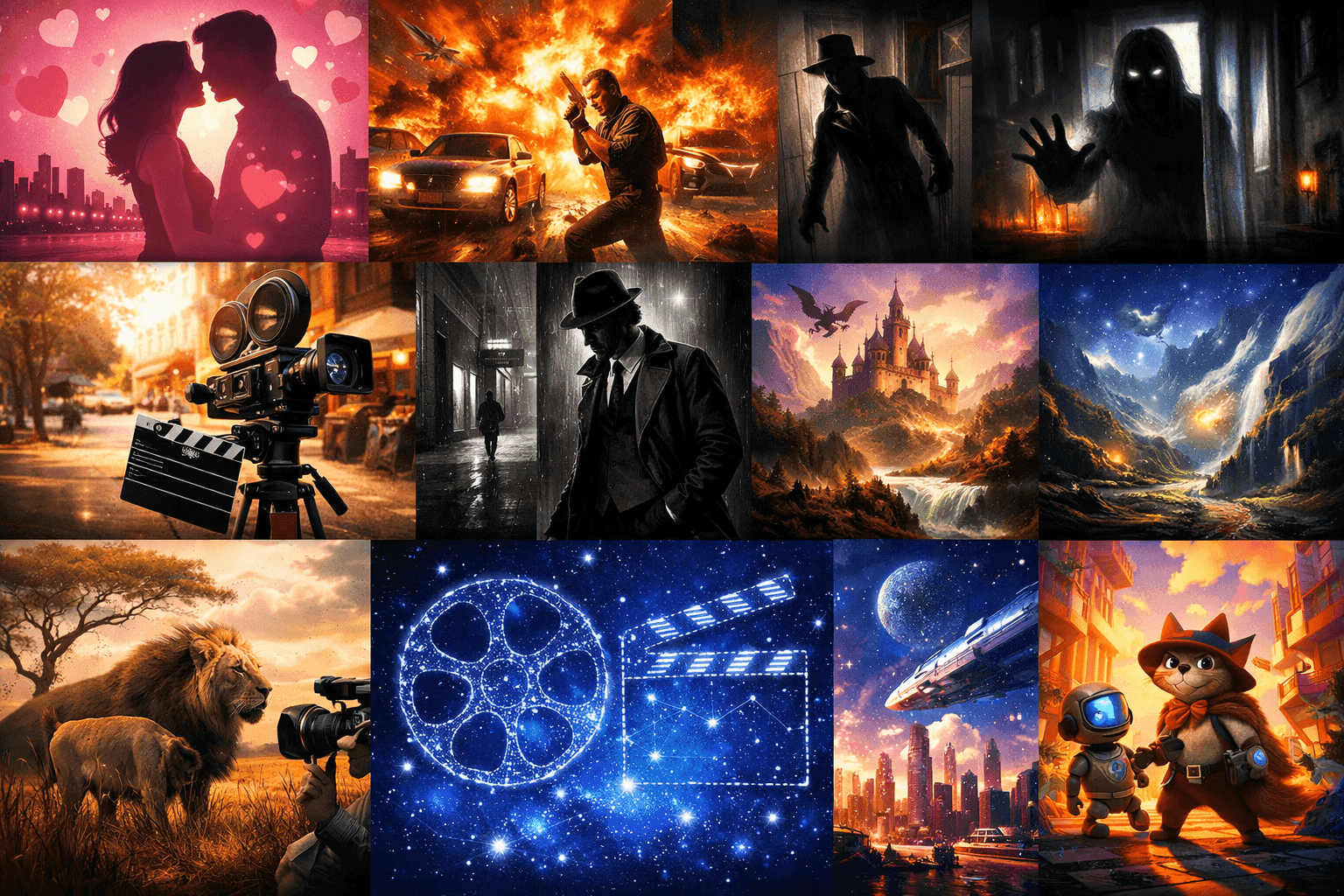 Movie genres matched to zodiac signs