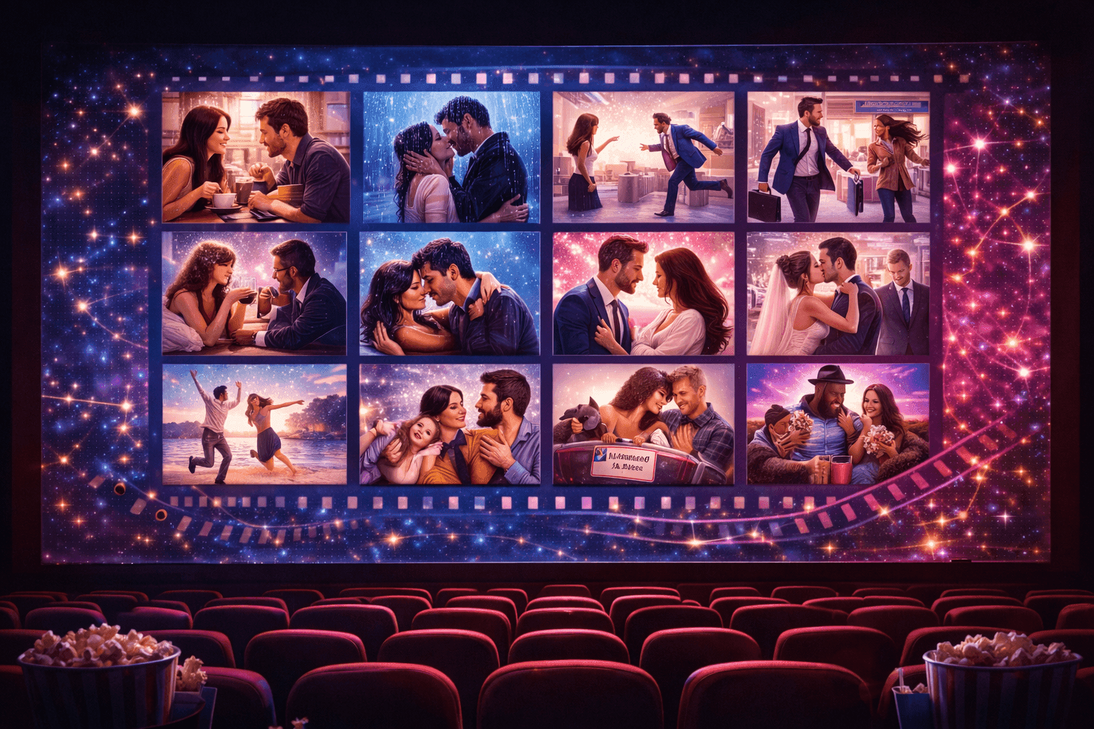 Zodiac signs as rom-com tropes