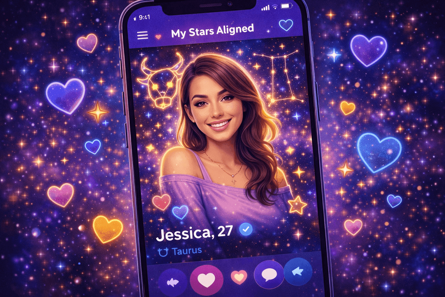 Zodiac sign dating app bios