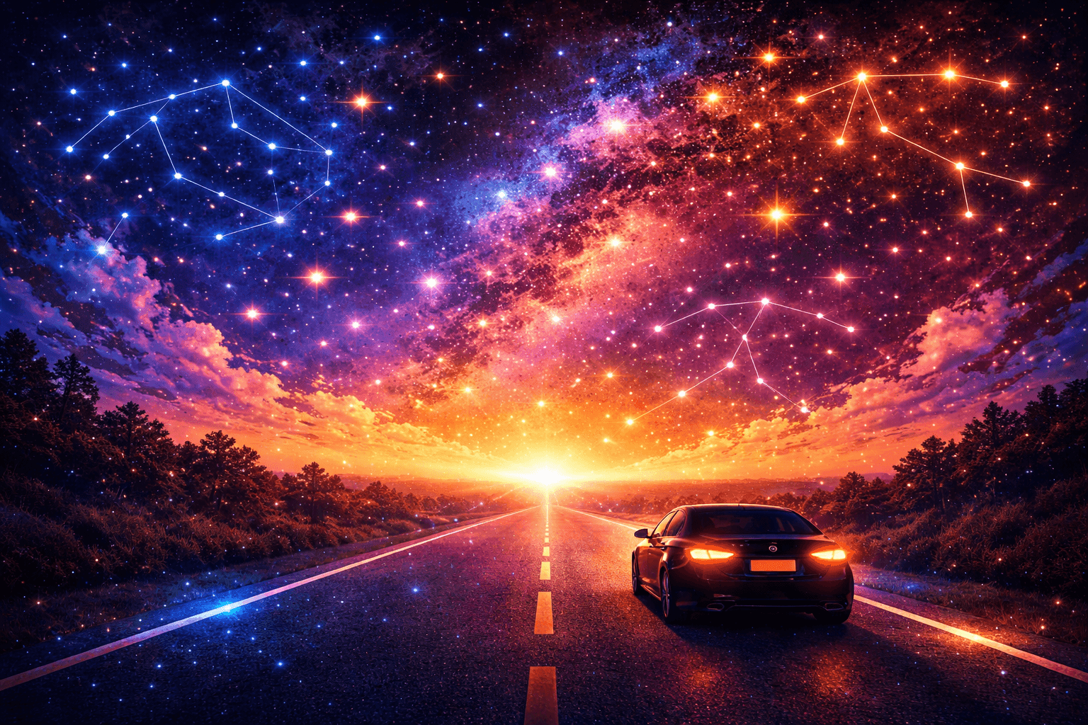 Zodiac sign road trip personalities