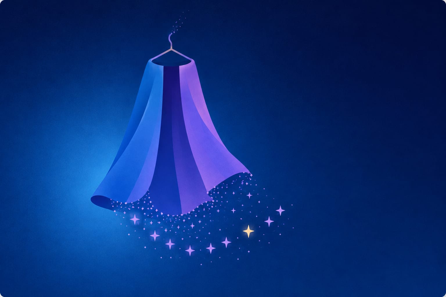 Twelve Halloween costumes arranged in a circle under a dark violet sky, one for each zodiac sign.