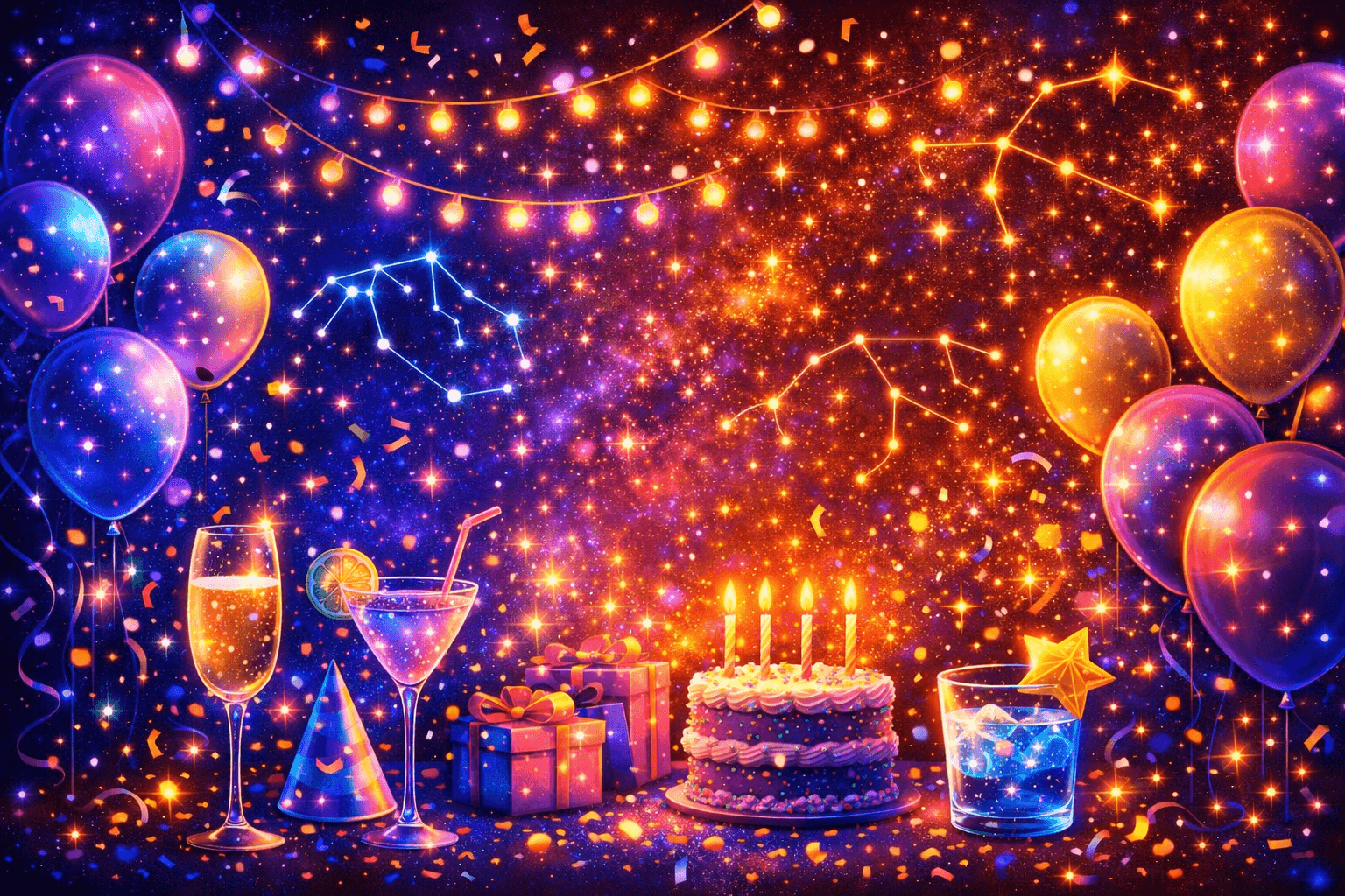 Zodiac signs and the parties they would throw