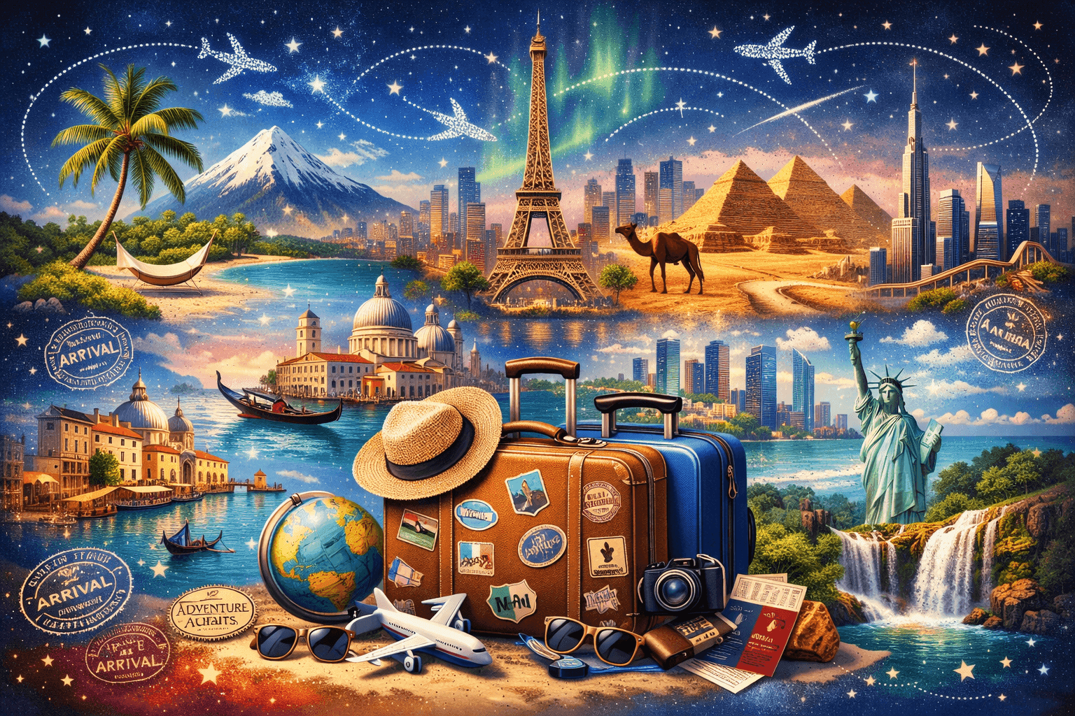 Ideal vacation destinations based on zodiac signs