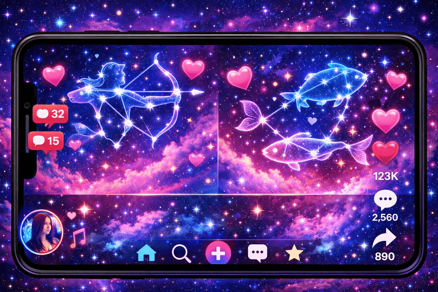 Zodiac signs as viral TikTok trends