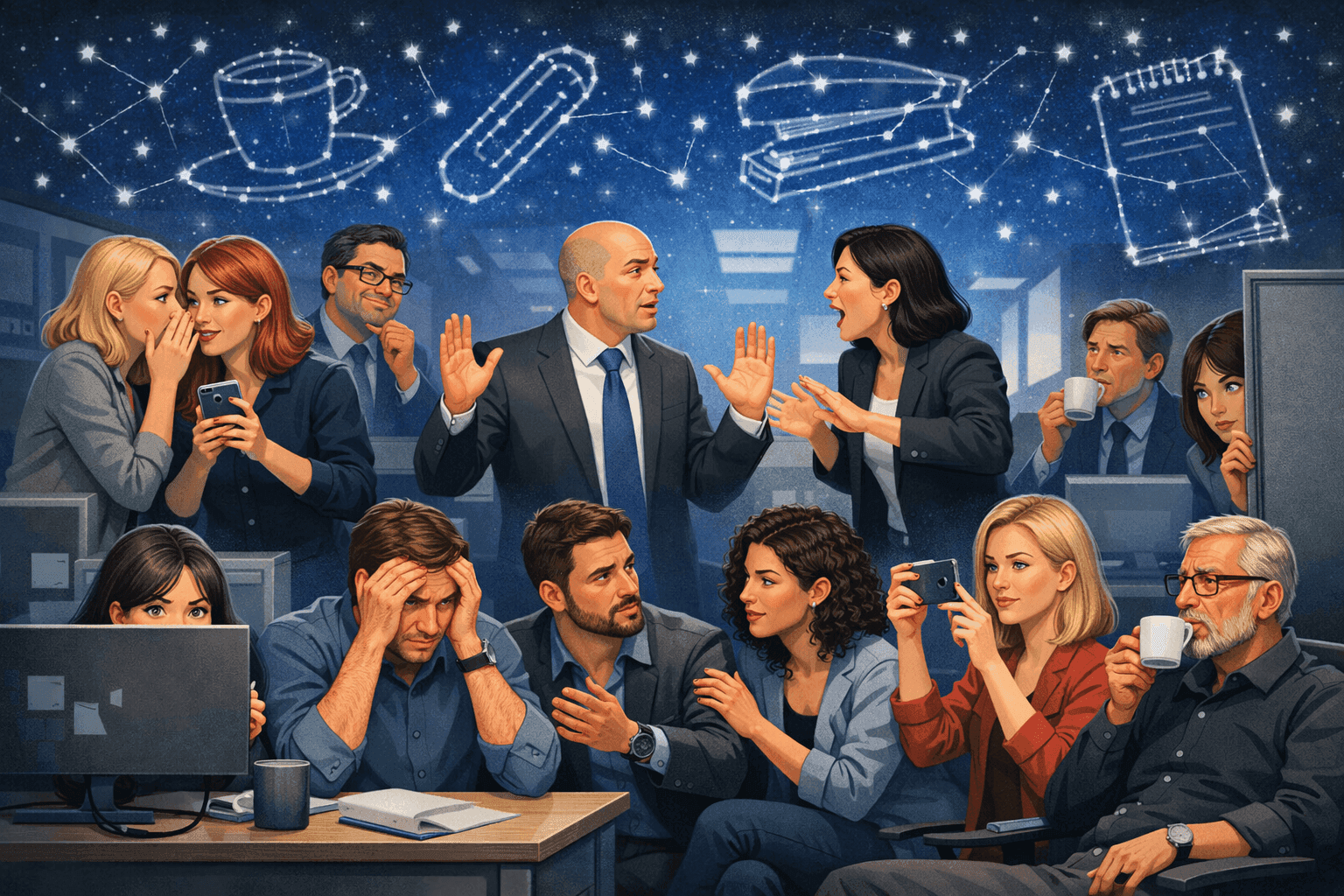 How zodiac signs handle workplace drama